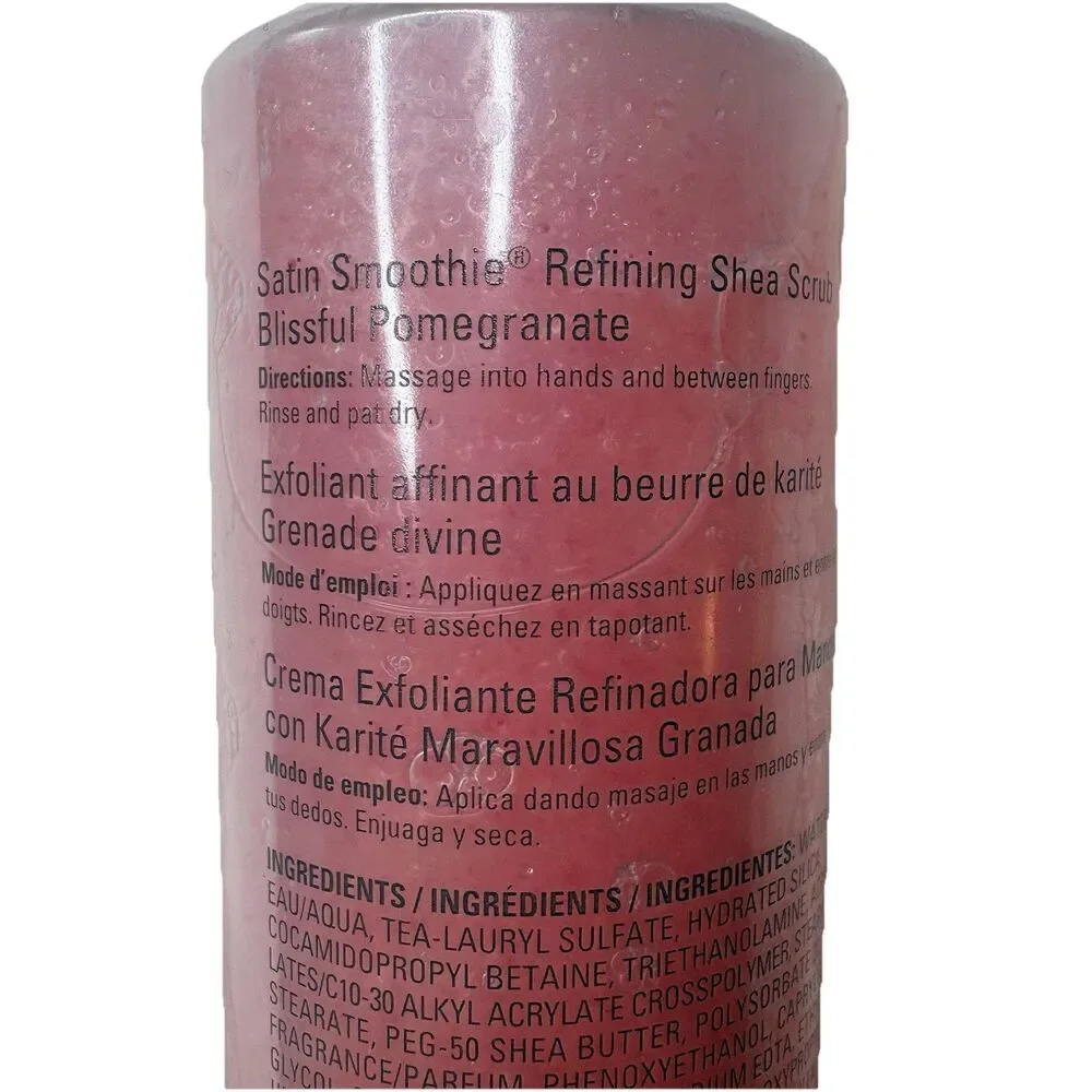Mary Kay Satin Hands Blissful Pomegranate Satin Smoothie Refining Shea Scrub~New